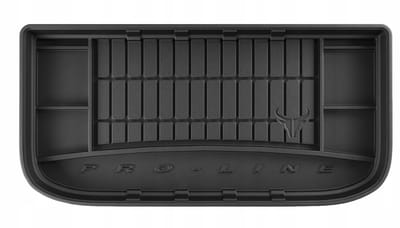 Premium Rubber Kofferbakmat met Organizer Functie – Geschikt voor OPEL Adam Hatchback (2012-2019) – TPE – Anti-slip – Hoge Rand (5cm) – Geurloos