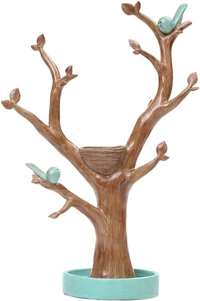 Sieraden Organizer Boom - Juwelendisplay Stand - Sieraden Opbergen - Creatief Tak Ontwerp - 22 x 335 cm - Groen
