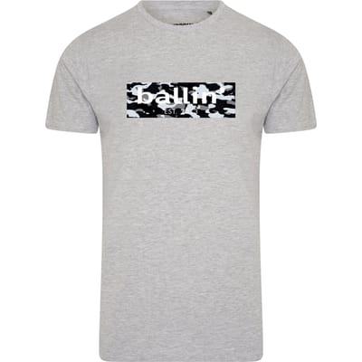 Ballin Est. 2013 - Heren Tee SS Camo Block Shirt - Grijs - Maat XXL