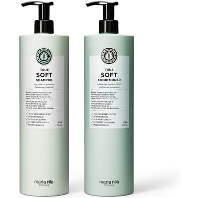 Maria Nila True Soft Shampoo 1000ml + Conditioner 1000ml