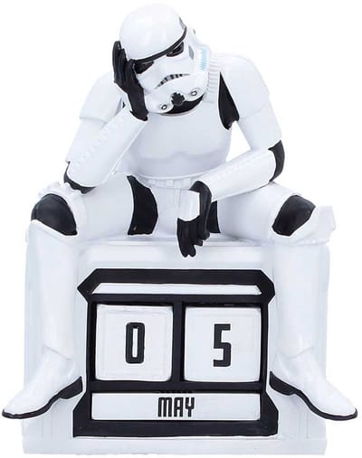 Officially Licensed Stormtrooper What a Day Perpetual Calendar 14cm