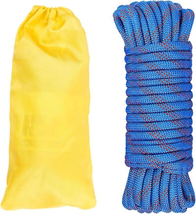 Dynamische Klimtouw 10m - Sterk en Duurzaam Touw voor Outdoor Activiteiten, Brandbestrijding en Hiken met Hoge Belastbaarheid en Slijtvastheid
