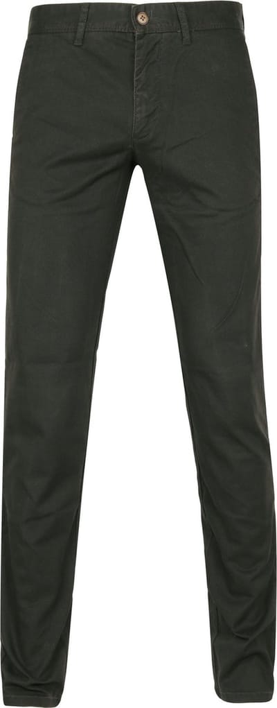 Suitable Sartre Chino broek Donkergroen - Maat 48 - Heren - Mannen broeken