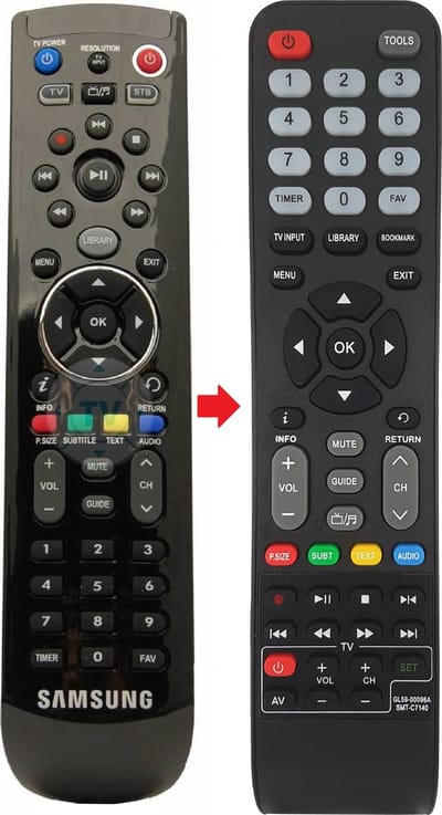 Ziggo GL59-00096A (SMT-C7140)  Samsung afstandsbediening geschikt voor digitale ontvangers Ziggo