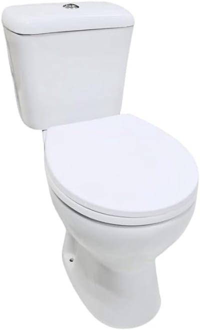 Staand Toilet Set - Compleet Toilet - Badkamer Renovatie - Met Geïntegreerde Wastafel - 65 x 35 x 73 cm