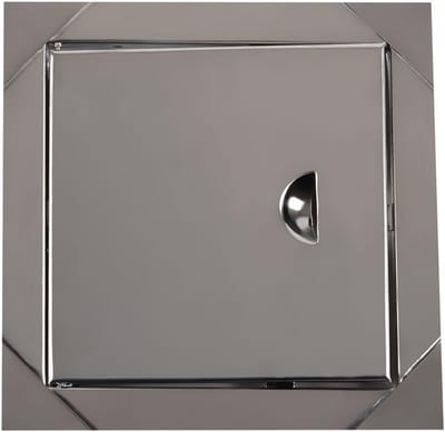 200x200mm Inspectieluik Metaal Chroom/Staal Toegangspaneel Inspectiedeur