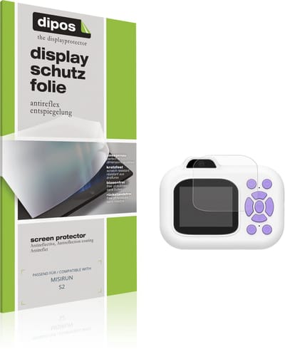 dipos – 4x Matte Beschermfolie geschikt voor MISIRUN S2 | Krasbestendige & antireflecterende Screenprotector Ultra-Thin