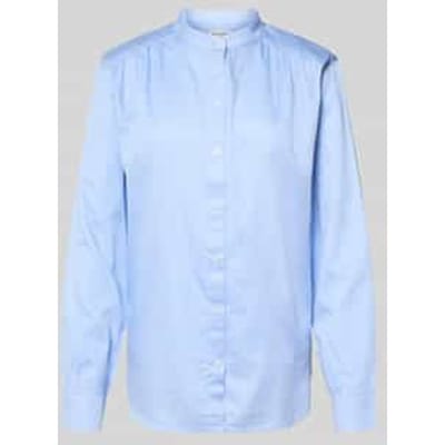 Regular fit overhemdblouse van puur katoen