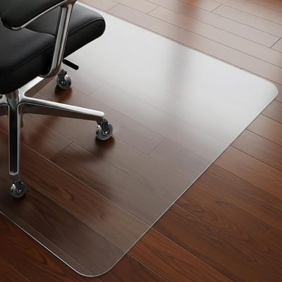 Transparante Bureauonderlegger voor Harde Vloeren – Beschermt Parket, Laminaat en Tegels – 90x120 cm
