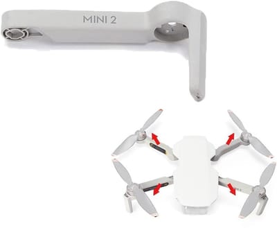 Arm Shell zonder Motor Vervangende Arm Cover Accessoires voor DJI Mavic Mini 2 en Mini SE - Voorzijde Links, Reparatie Onderdelen en Bescherming