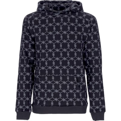 Herenhoodie Monogram Hoodie Zwart
