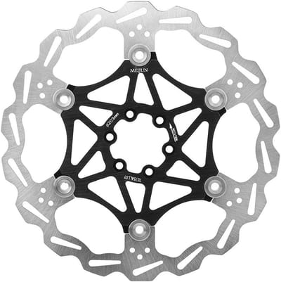 Drijvende Remschijf voor Mountainbike - 160/180/203 mm Zwart/Rood