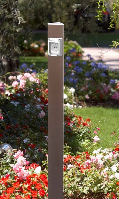 Tuinstopcontact - buitenstopcontact - elektrapunt - tuincontactdoos
