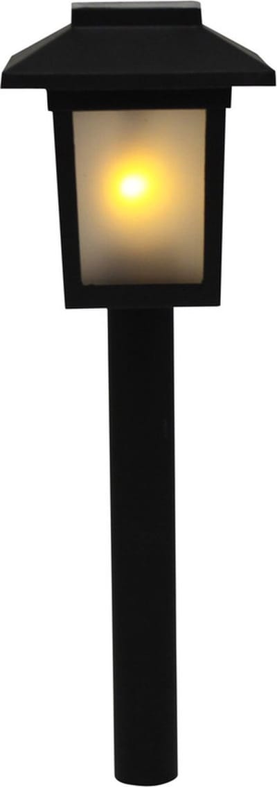 Benson Tuinlamp prikspot - solar - vlam effect 34,5 cm - sfeervolle tuinverlichting - prikker / lantaarn