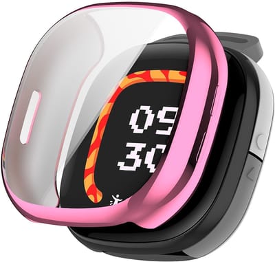 By Qubix - Geschikt voor fitbit Ace LTE beschermhoesje - case - Roze