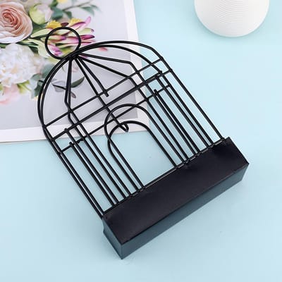 1 pièce Support pour spirale anti-moustiques en métal - Design cage à oiseaux Répulsif à insectes pour extérieur/intérieur, Finition dorée Métal durable, Pas besoin d'électricité 1pc