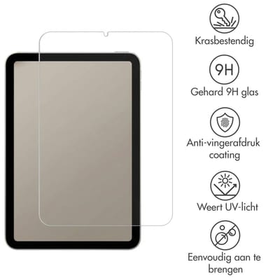 imoshion Gehard glas screenprotector voor de Apple iPad Mini 7 (2024) / iPad Mini 6 (2021)