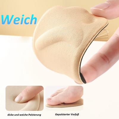 Dailygoody - Cushion Grip - Balkussens voor hoge hakken - Demping en comfort - Gelinzetstukken voor schoenen - Ondersteuning voor de voorvoet - Geschi