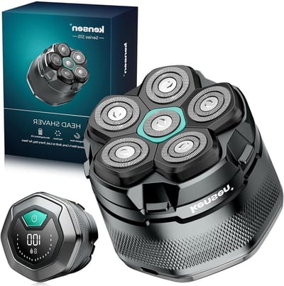 Scheerapparaat Set - Elektrisch Scheerapparaat - Glad Scheren - Roterend Systeem - 400 g - Zwart