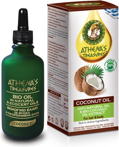 Pharmaid Athena’s Treasures Kokosolie – 100% Biologische Verzorging voor Haar, Gezicht & Lichaam (50ml)