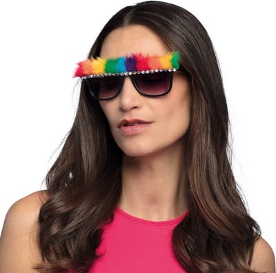 Boland - Partybril Pride Multi - Volwassenen - Pride - Pride