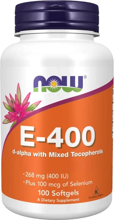 Now Foods E-400 400 IU + Selenium (100 softgels) Unflavoured - Vitaminen, mineralen & gezondheid - Vitaminen & Mineralen Complex