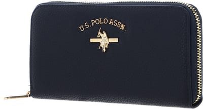 U.S. POLO ASSN. Portemonnee Stanford Zip Around Wallet Navy Donkerblauw