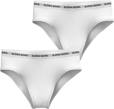 Björn Borg dames Core High Waist Briefs - slip hoge taille (2-pack) - multicolor