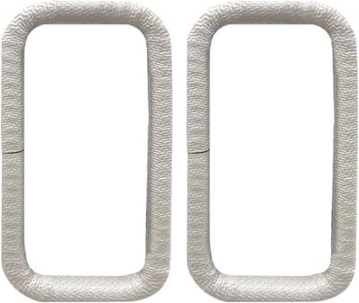 Dakgootbeschermer - Bladbeschermer Systeem - Verstopvrije Afvoer - Weerbestendig Rubber - 2 Stuks - Wit