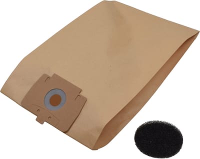 Geschikt voor CLEANFIX. 10 stuks. Stofzuigerzakken voor S10, S10VDE, S10Plus, S10Plus Eco, SW15, 22430, + Motorfilter, Papier. COVAKO Merk