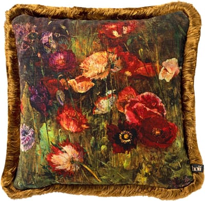 VERONA | sierkussen 45x45 cm | Tobacco Brown | bruin | multicolor | Hoii | met duurzame kussenvulling