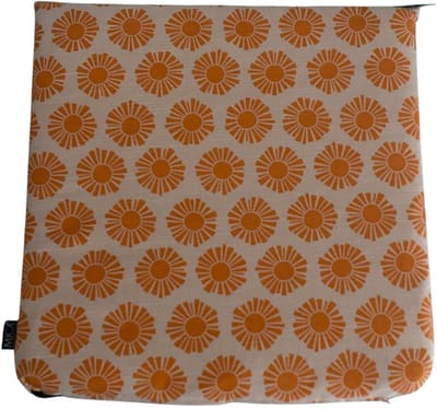Mica Kumara Bistro Kussen Oranje 40x40x5 cm – Tuinkussen Stoel – Outdoor Zitkussen voor Bistroset