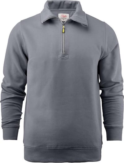 Printer SWEATSHIRT ROUNDERS RSX 1/2 ZIP 2262053 - Staalgrijs - S