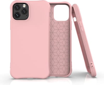 Peachy Soft case TPU hoesje geschikt voor iPhone 11 Pro - roze