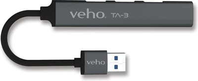 4-poorts USB-A Mini-hub | Veho TA-3
