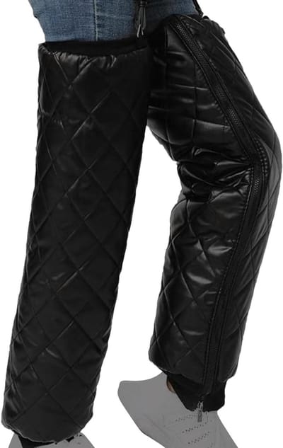 Beenbeschermers - Kniebandages - Outdoor Sport - Waterdicht en Winddicht - Uniseks Volwassen - Zwart