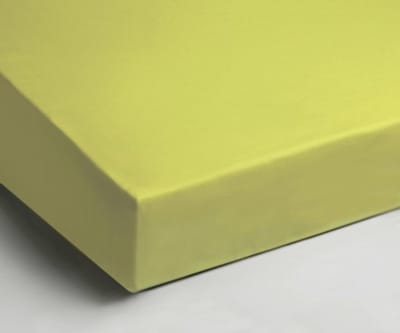 Day Dream hoeslaken - strijkvrij - katoen - 90 x 200 - Lime