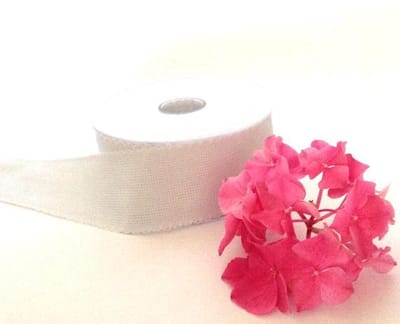 5 Meter Aida Band 5cm breed - Witte galon borduurstramien - Borduurstrook - boekenlegger servetring maken