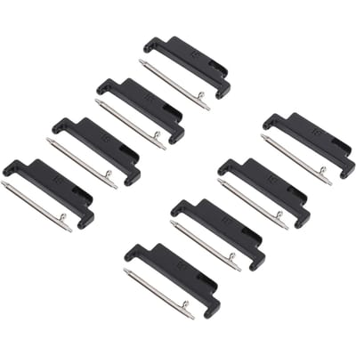 4 Paar Metalen Horlogeband Adapter Set Geschikt voor Xiaomi Smartwatch Connector met Snelkoppelingspen gray