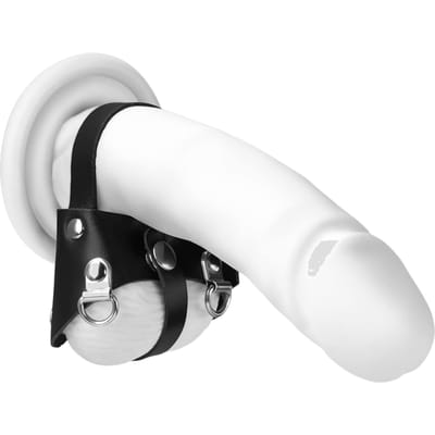 Rimba - Balzak Splitser Met penisbandje En Ringetje om Gewichten aan te hangen;