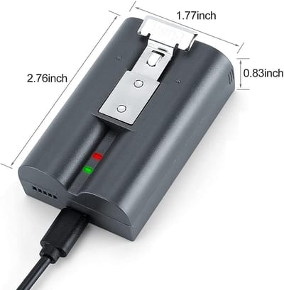 Oplaadbare Batterij - Vervangende Accu - Beveiligingscamera - Snelle Ontgrendeling - 6040mAh