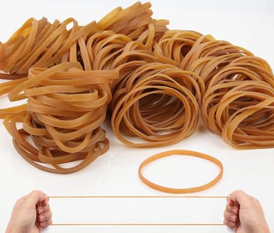 Elastiekjes 280 stuks rubberen banden 100mm*5mm zware rubberen banden 450g natuurlijke sterke elastiekjes voor kantoorbenodigdheden rekbare banden voor thuis school kantoor werkplaats accessoires