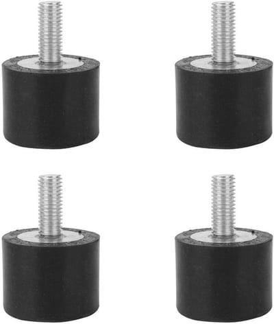Antivibratie Rubberen Isolator - Schokdemper Machinevoet - Trillingen Dempen - Hoge Kwaliteit Rubber - VE40*30 M10*25 - Zwart