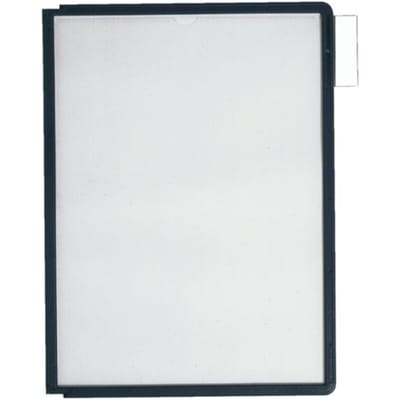 DURABLE lijsten voor SHERPA® lijstsystemen, polypropyleen, DIN A4, 5/VE Zwart