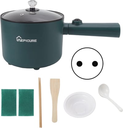 Elektrische Kookpot 1.8L met Anti-Aanbak en 2 Temperatuurstanden - Multifunctioneel Fornuis voor Thuisgebruik