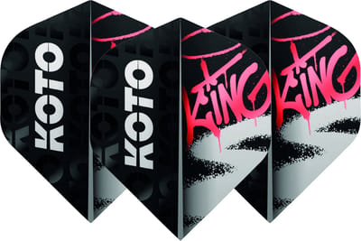KOTO Rebel Red X NO2 - Dart Flights