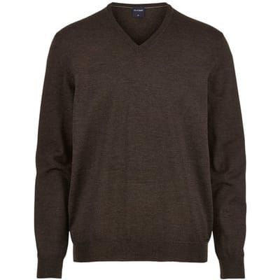 OLYMP Casual Breisel, Zwart-Bruin