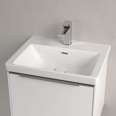 Villeroy & Boch Subway 3.0 cabinet washbasin 55 cm, with 1 tap hole, with overflow 4A70F401