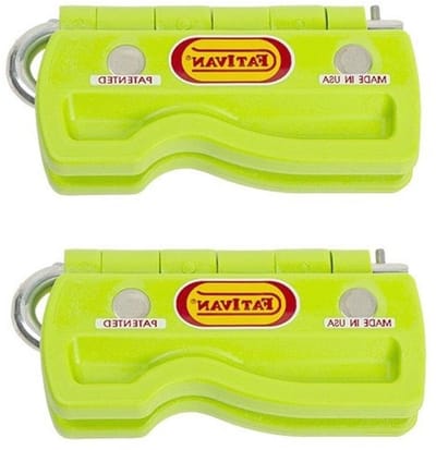Deurstop met Magneet - Opvouwbare Stopper - Deur Open Houden - Scharniermontage - 2 Stuks - Groen