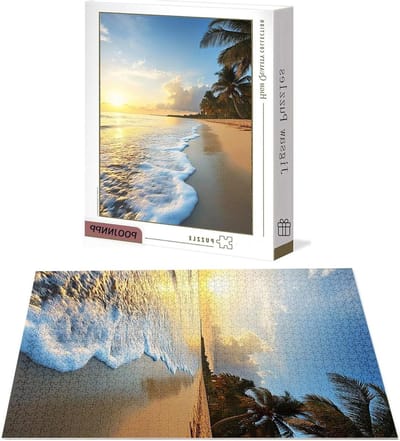 Houten Puzzel - Legpuzzel - Ontspanning thuis - Letters op achterkant - 3000 stukjes - Landschap